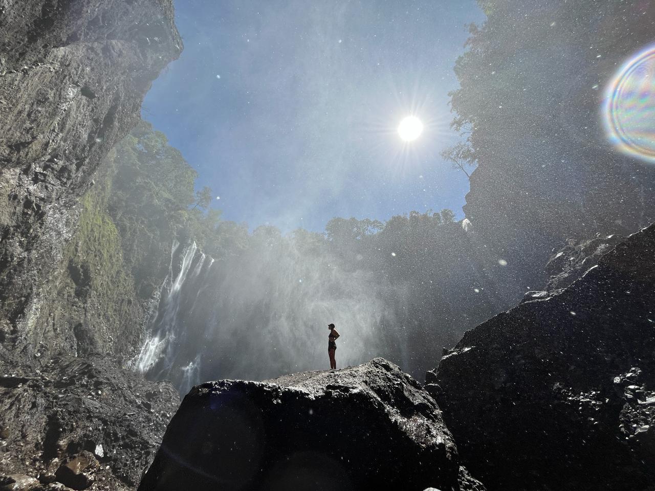 Tumpak Sewu Waterfall Panorama